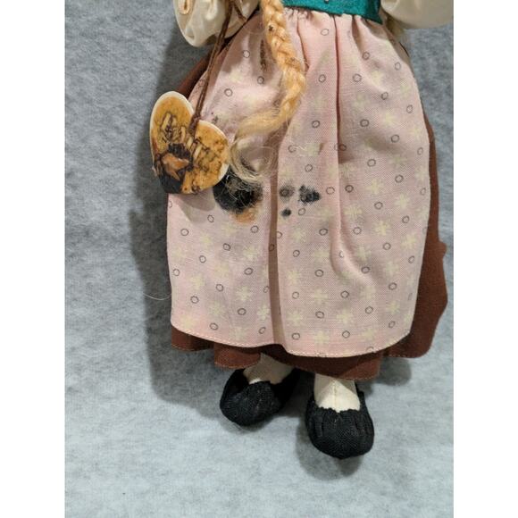 BAITZ Doll With Original Tag Whistling Hand Painted Bisque Face Vintage 2 Pcs - Picture 9 of 16